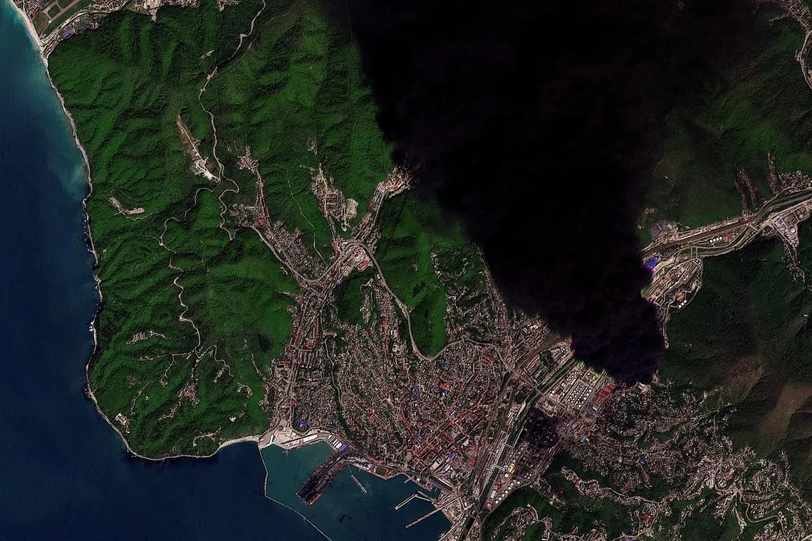 Ukraine strikes Russian port of Tuapse again as environment crisis ...