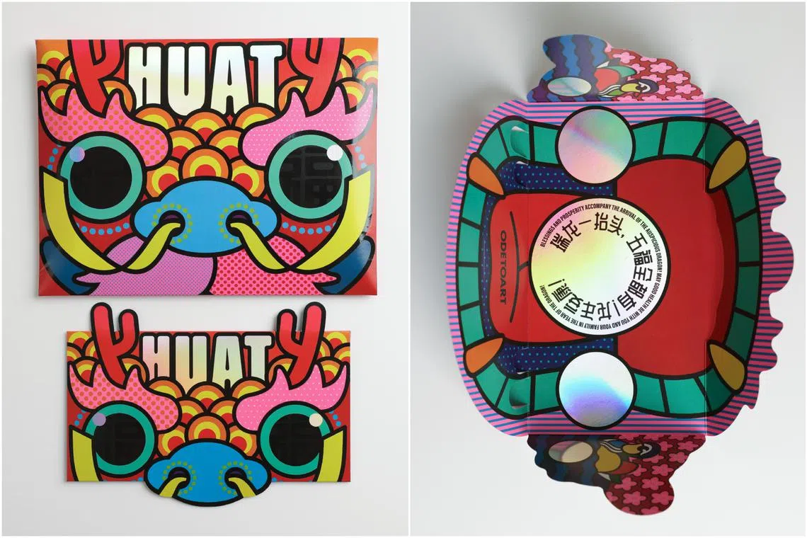 Ode to Art gallery's vibrant hongbao aims to blend pop and local culture.