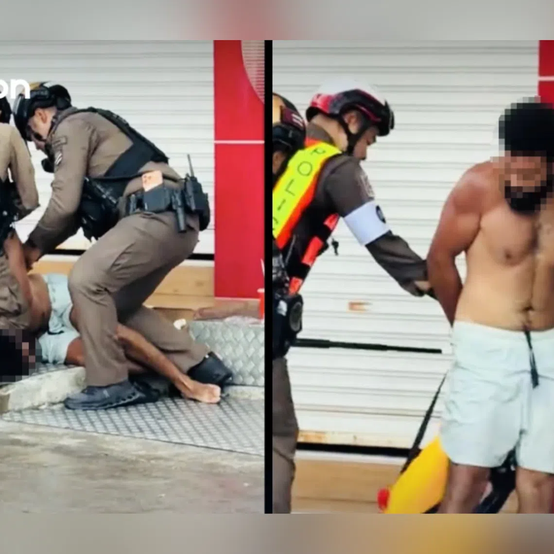 The incident took place on April 12, 2026, when the Patong Police radio centre received a report of a group of tourists gathering to play with water in a way that obstructed traffic and disturbed other people.