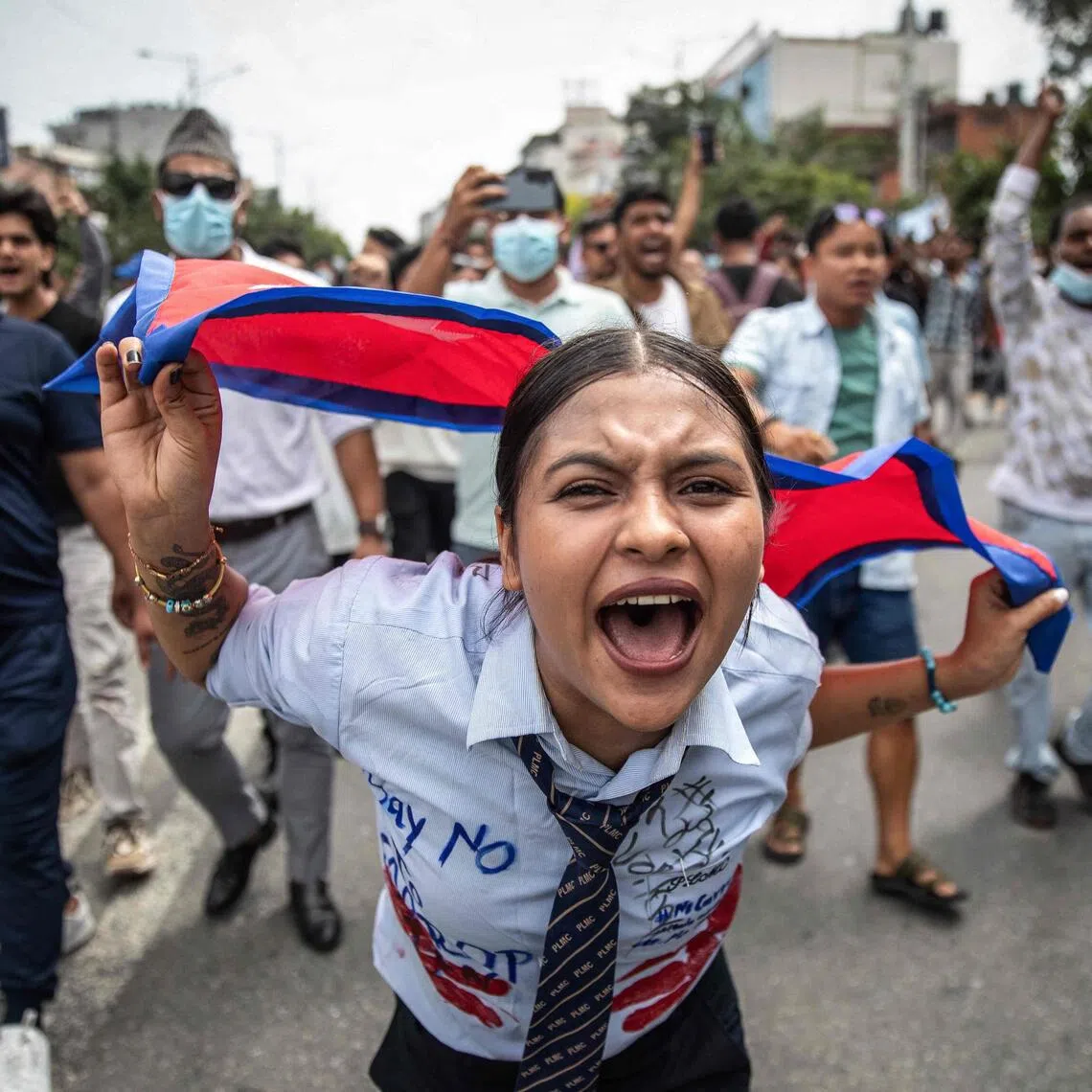 The charges come three months after anti-corruption protesters overthrew the government and set the Parliament on fire.