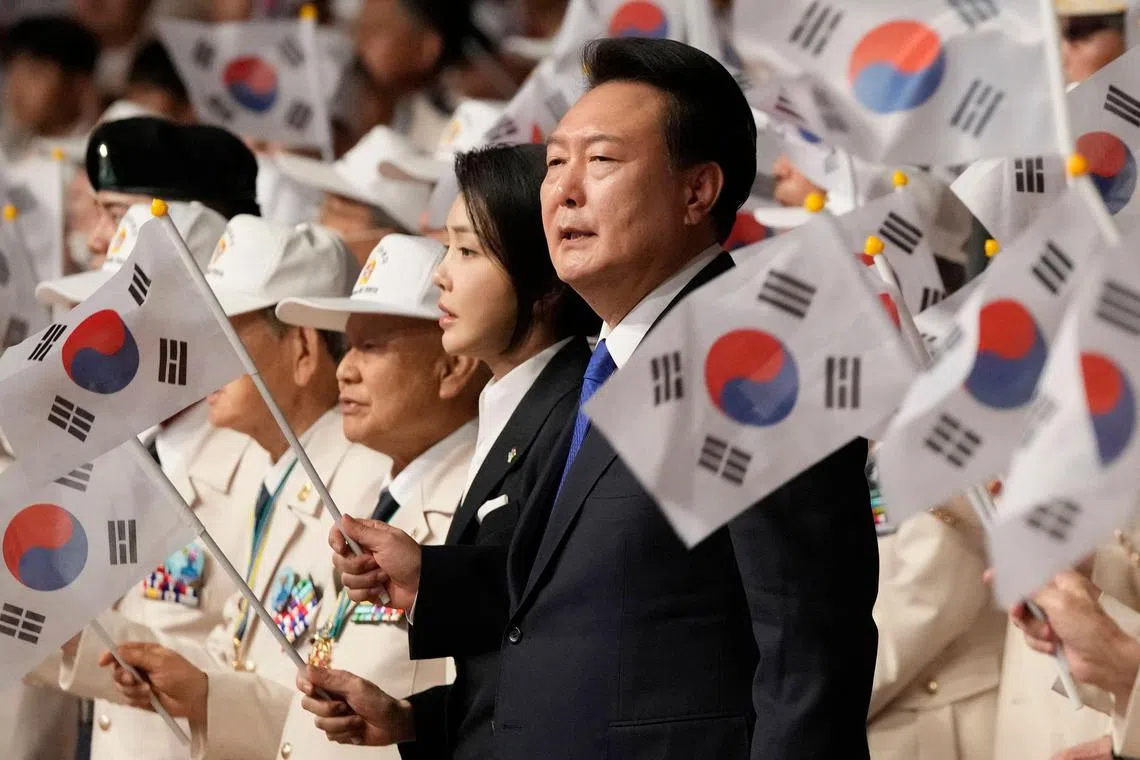 Mr Yoon Suk Yeol is currently undergoing impeachment trial by the Constitutional Court.