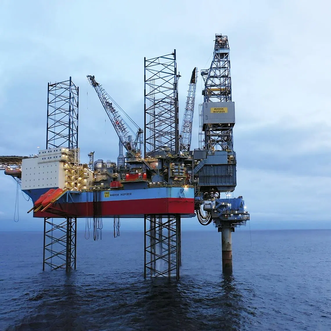 An oil platform operated by a Norwegian subsidiary of Singapore's Rex International. The company tops the list in terms of absolute growth.
