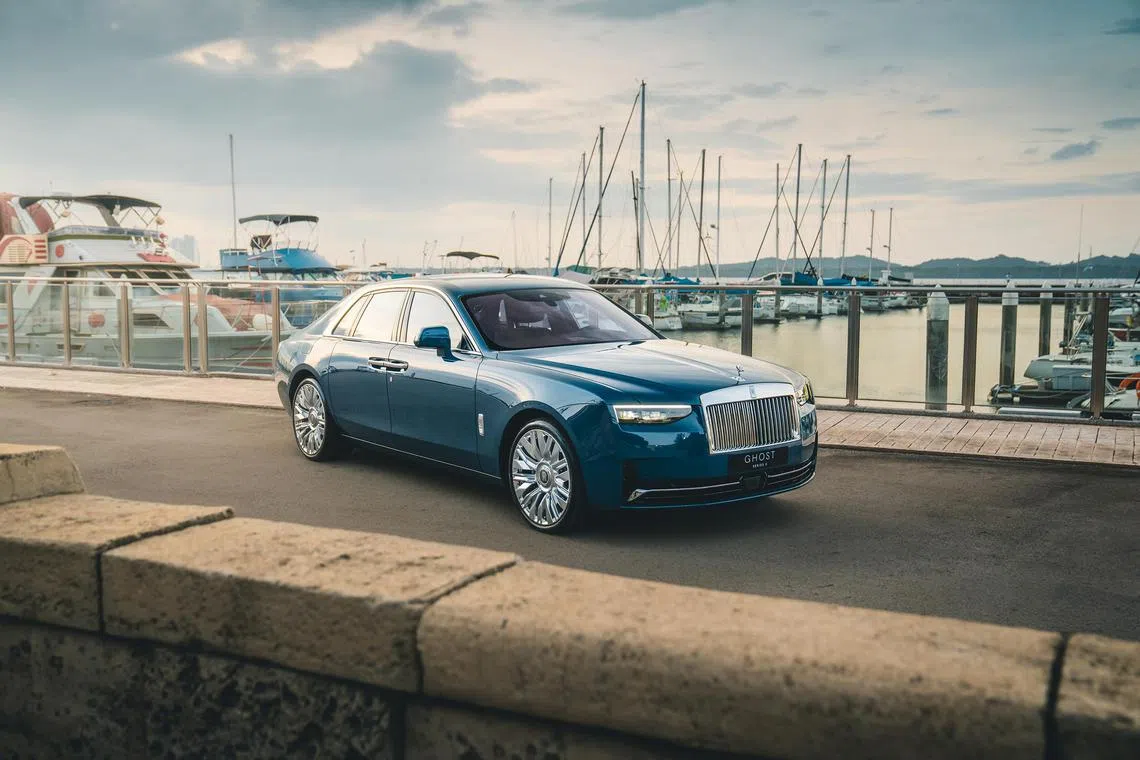 Wafting in: The Rolls-Royce Ghost Series II made its debut in Singapore on Jan 15, 2025.