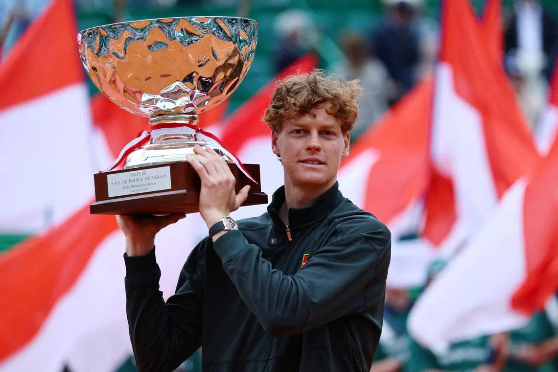 Sinner's Monte Carlo master class sends early clay-season warning
