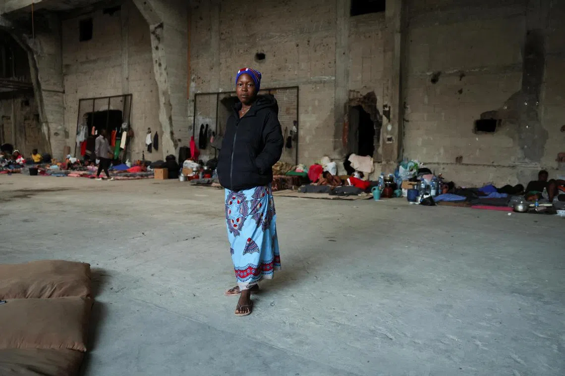 Ms Fajima Kamara, 28, from Sierra Leone, was left to fend for herself by her employers - who still have her passport and phone - after they fled to Dubai.