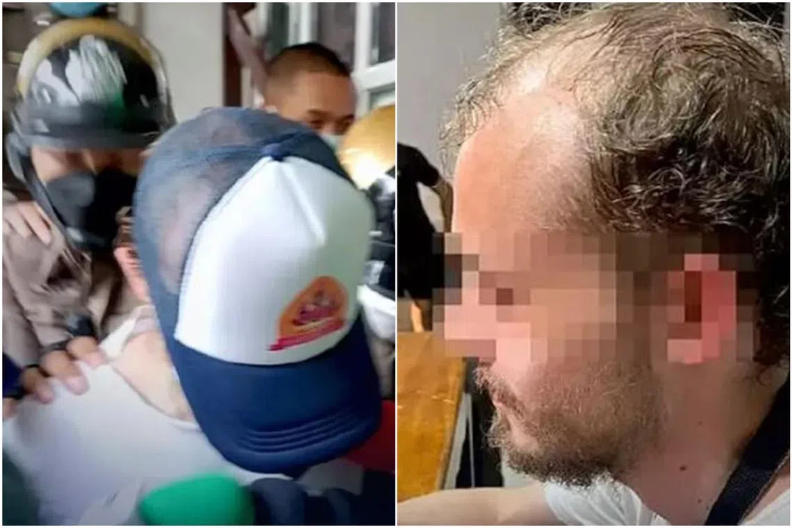 Lagoda Filippow was tracked down shortly after Bangkok police learnt of the gruesome murder.