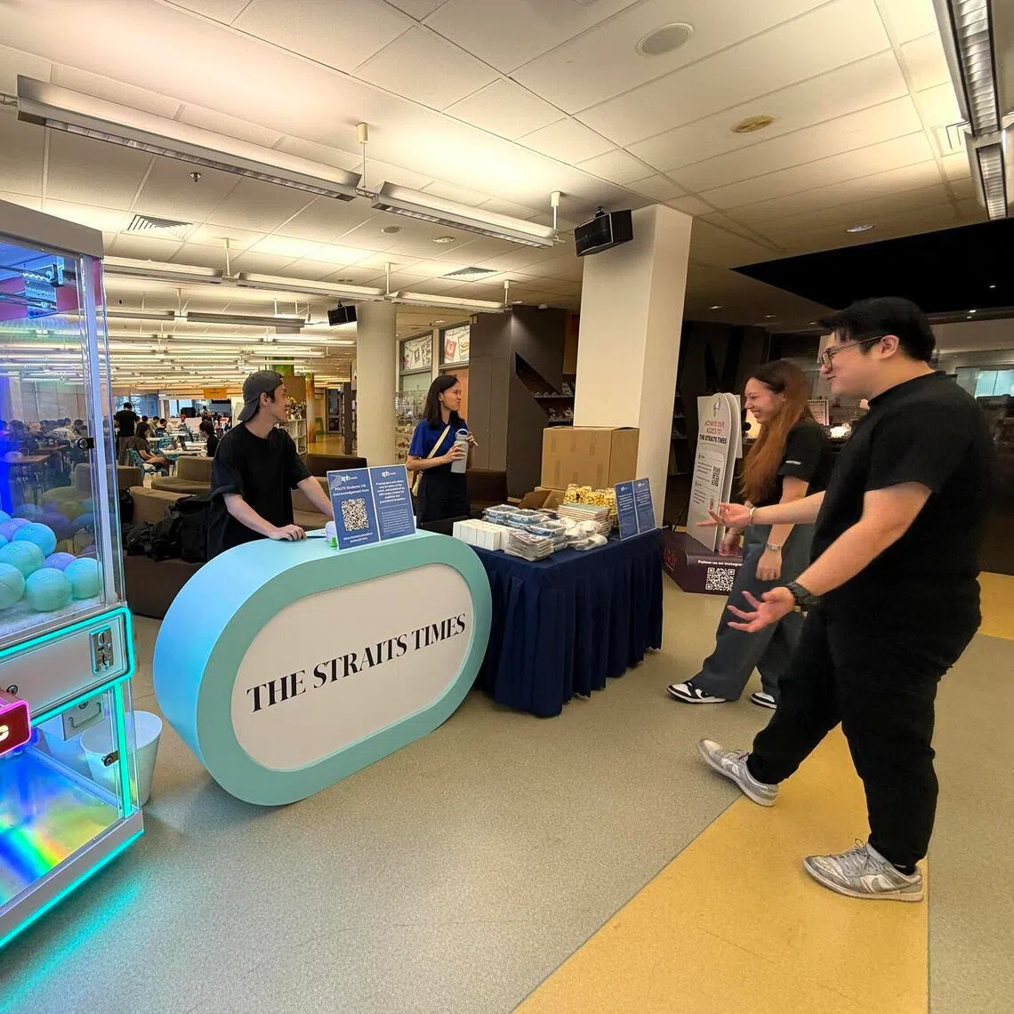 A Straits Times roadshow at Nanyang Polytechnic in July.
