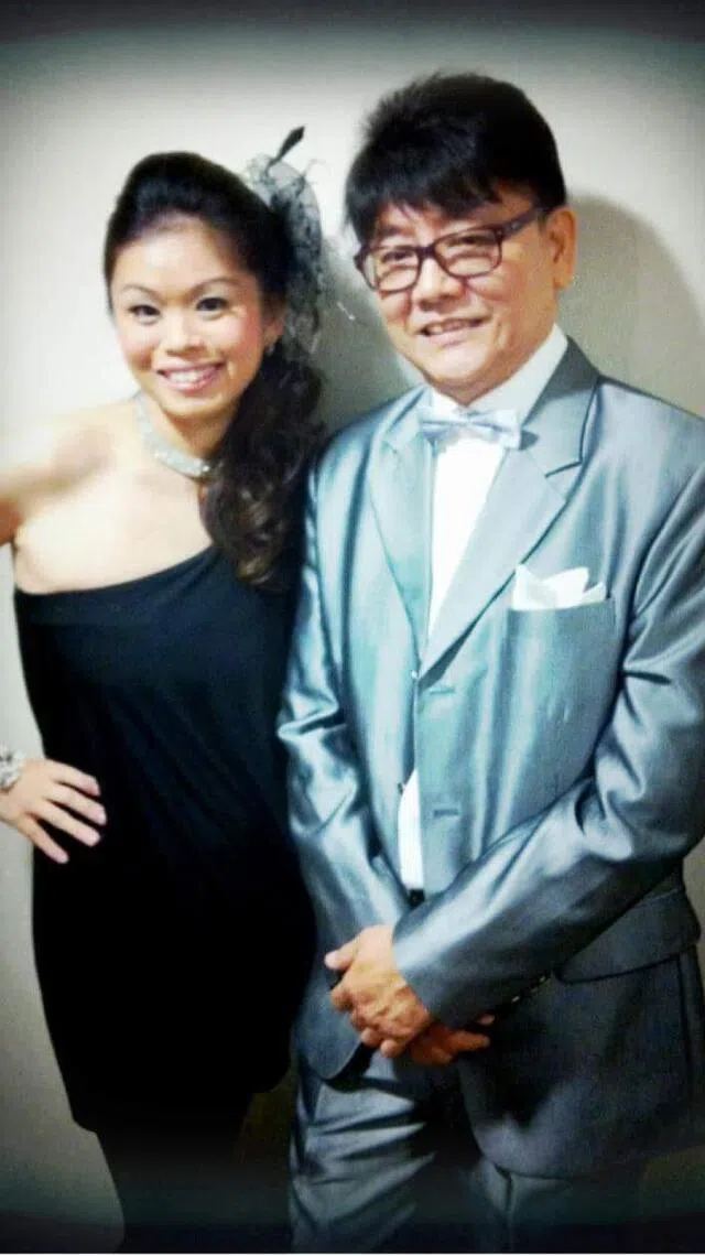 David Chia with his daughter Lindy Chia in a file photo from 2015.