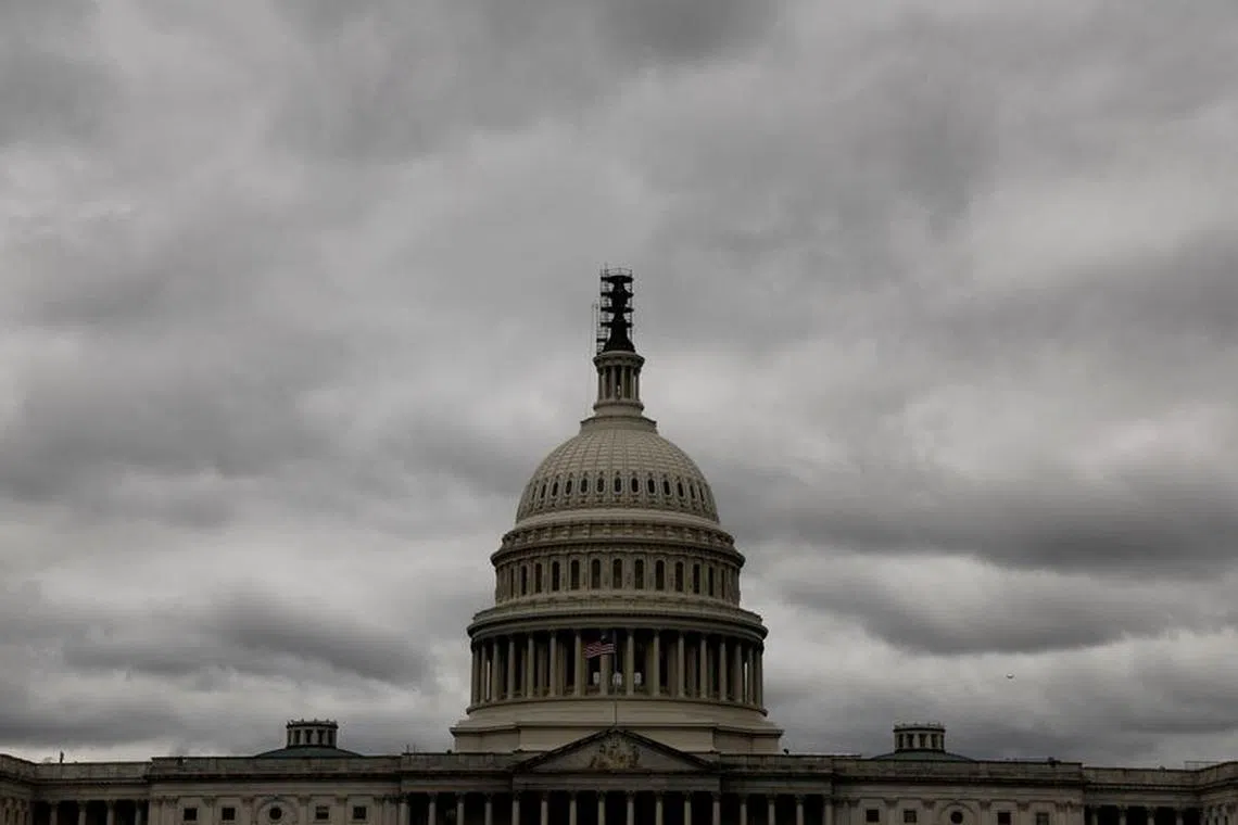 FILE PHOTO: A general view of the U.S. Capitol in Washington, U.S. September 25, 2023.  REUTERS/Jonathan Ernst/File Photo