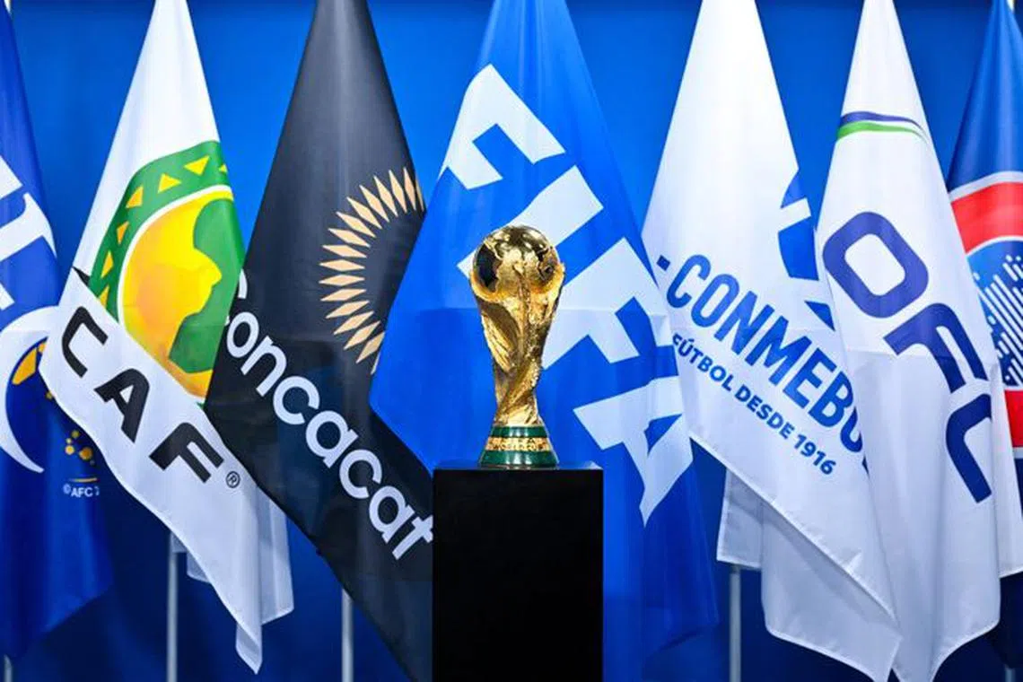 Soccer Football - FIFA Virtual Council Meeting - Zurich, Switzerland - October 4, 2023  General view of the World Cup trophy  FIFA/Handout via REUTERS