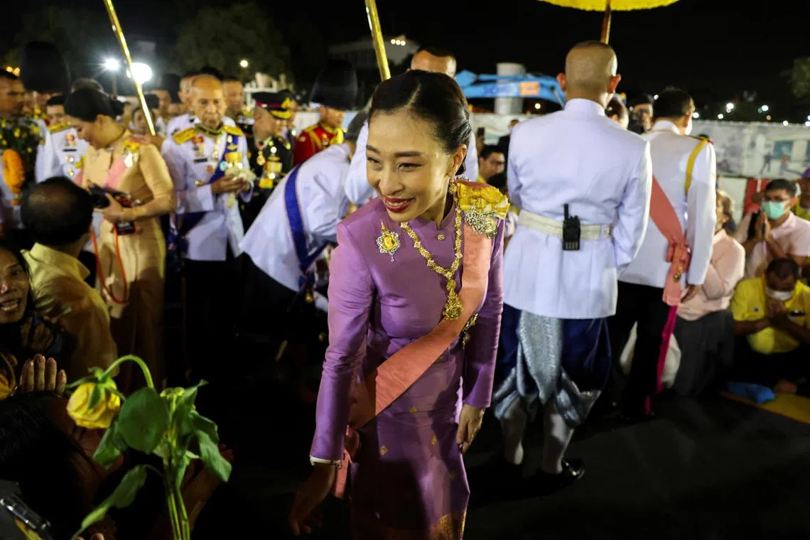 Princess Bajrakitiyabha was admitted to King Chulalongkorn Memorial Hospital after she fell unconscious on Dec 14.