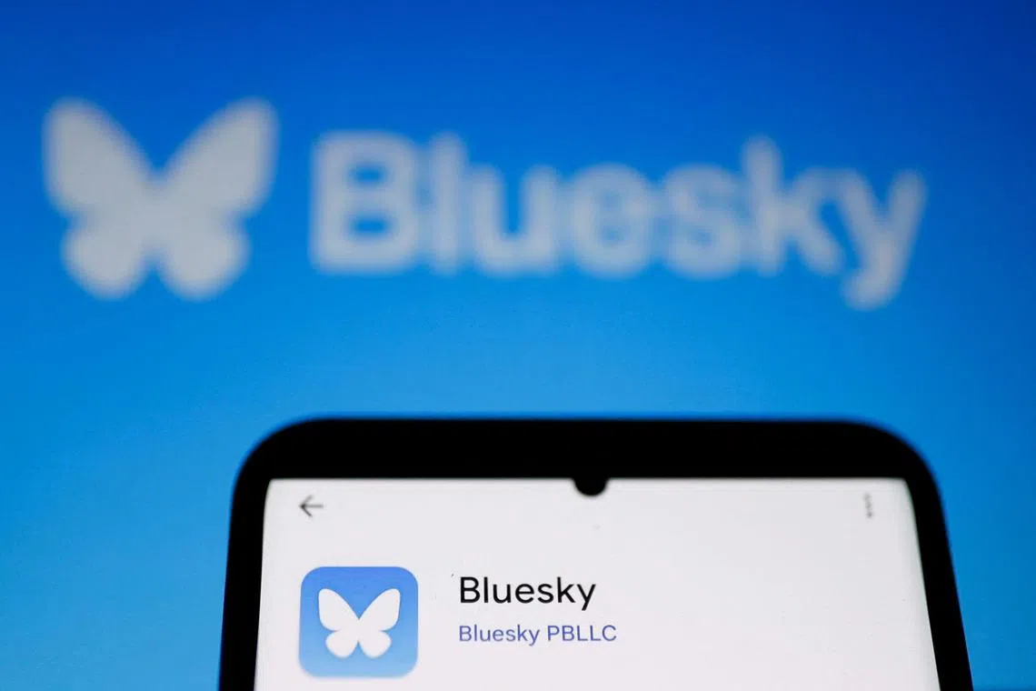 US network Bluesky claimed to have some 26 million users by the end of December 2024, many of them disillusioned former members of X.