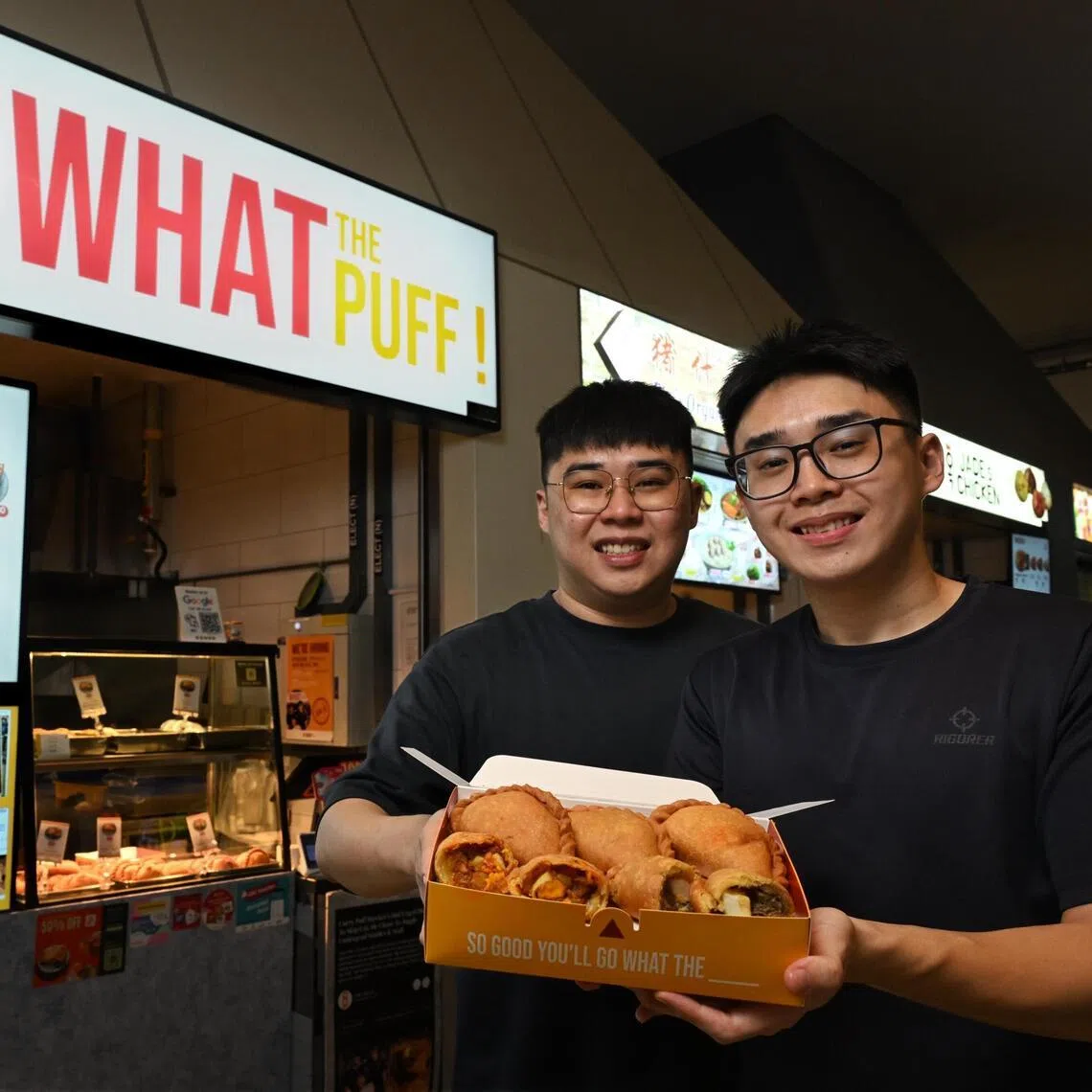 From left: Mr Brandon Lim and his brother, Mr Lim Yuan Ming, co-owners of What The Puff.