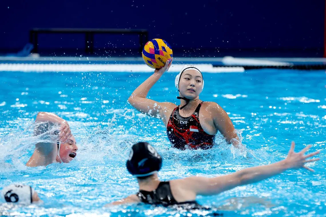 National water polo player Heather Lee (top right) has joined ANC Glyfada, a sports club in Greece from Nov 12, 2024 to June 30, 2025.