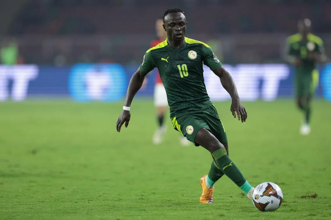Sadio Mane had picked up an injury to his right fibula playing for Bayern Munich.