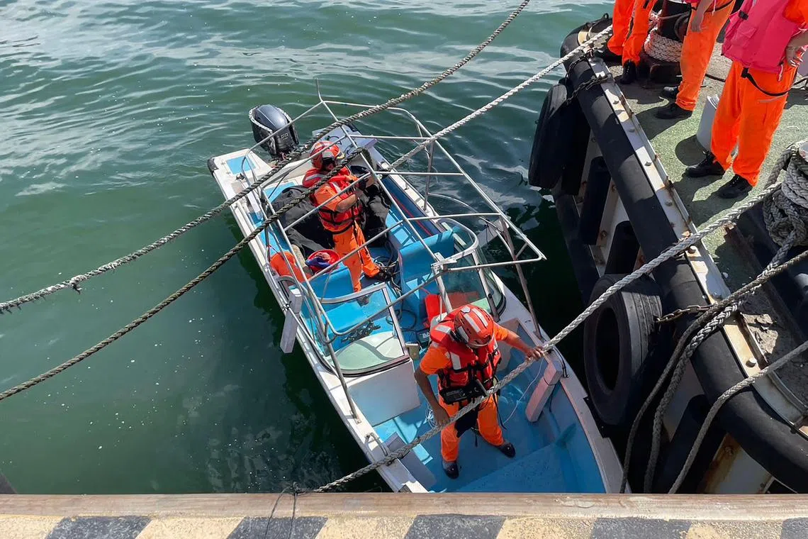 The man, surnamed Ruan, was picked up by Taiwan’s coast guard in June after his vessel collided with other boats on the Tamsui River.