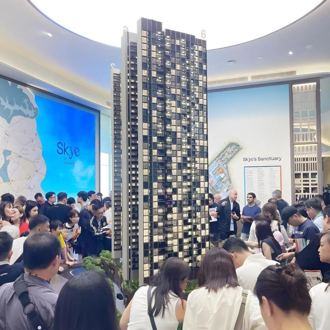 Skye at Holland topped the sales chart among October's four key launches, with 662 units sold.