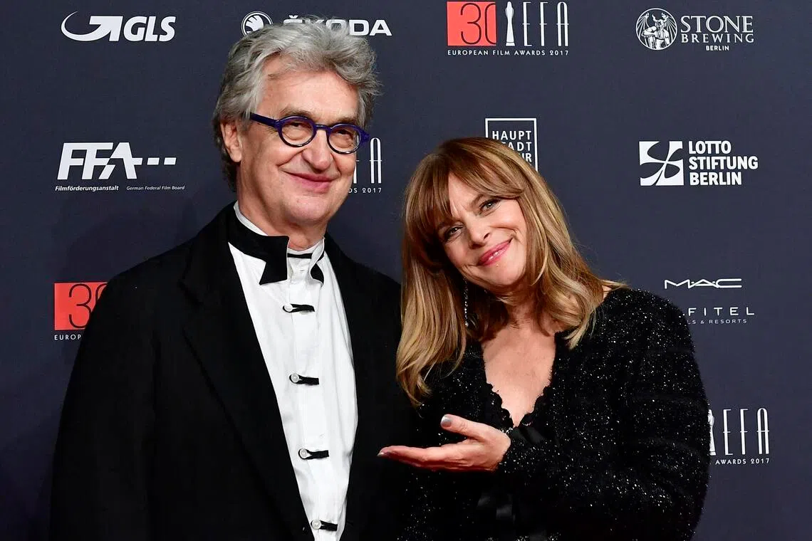 Director Wim Wenders (left) apologised to actress Nastassja Kinski (right) for the movie that portrayed Kinski topless when she was 13 years old.