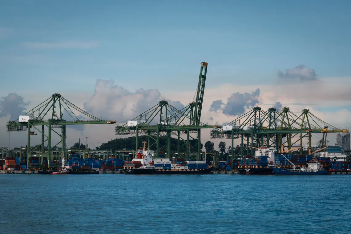 The broad trend is upward in terms of the number of vessels coming to Singapore, but there is no linear month-on-month increase.