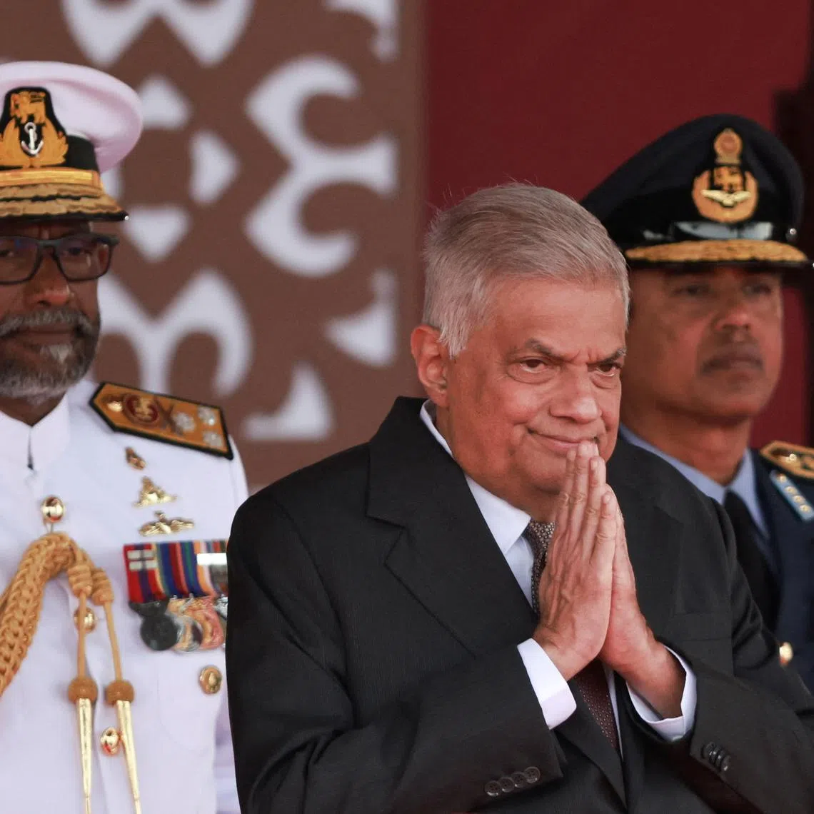 FILE PHOTO: Sri Lanka's President Ranil Wickremesinghe attends the country's 76th Independence Day celebrations in Colombo, Sri Lanka February 4, 2024. REUTERS/Dinuka Liyanawatte/File Photo