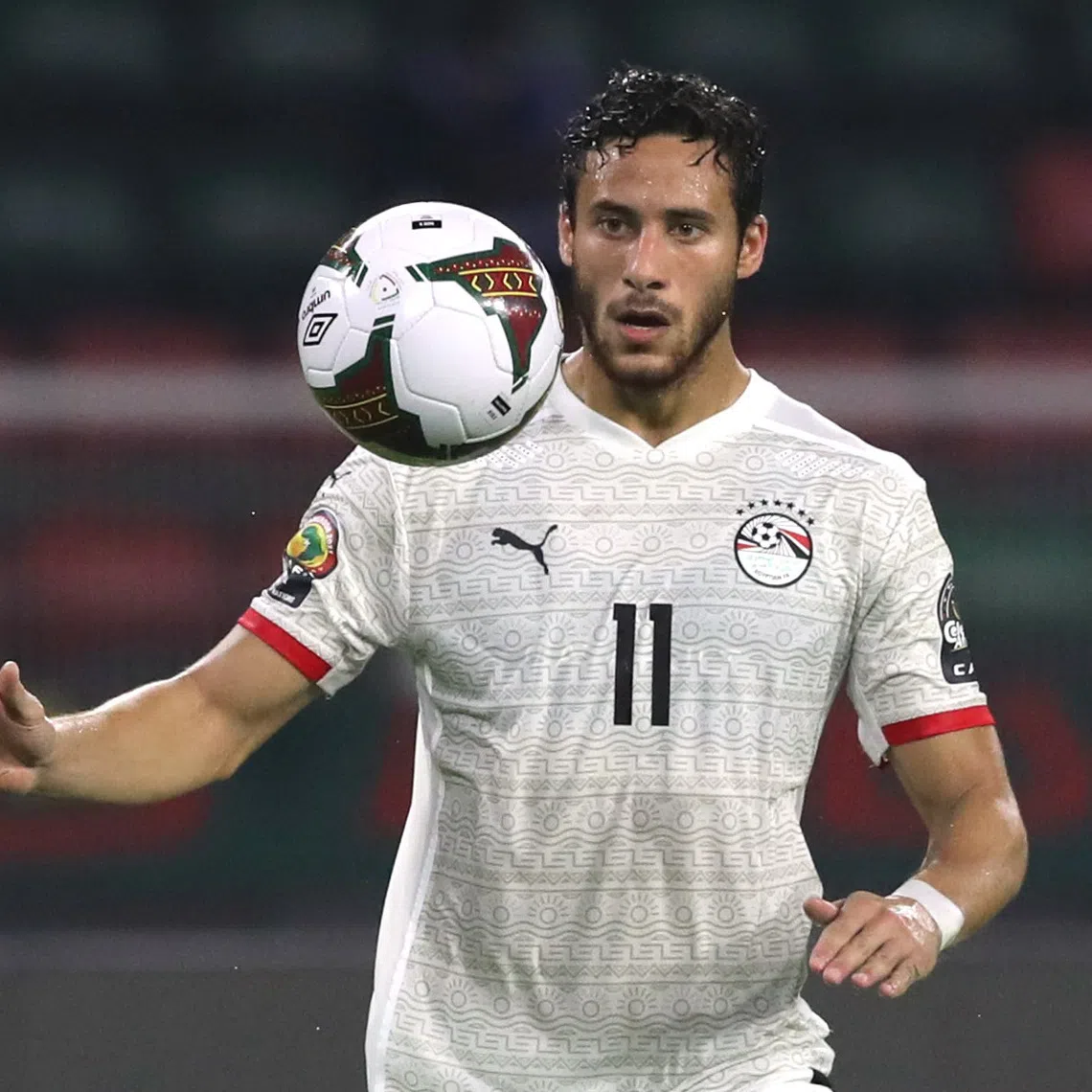 Soccer Football - Africa Cup of Nations - Semi Final - Cameroon v Egypt - Olembe Stadium, Yaounde, Cameroon - February 3, 2022 Egypt's Ramadan Sobhi in action REUTERS/Mohamed Abd El Ghany