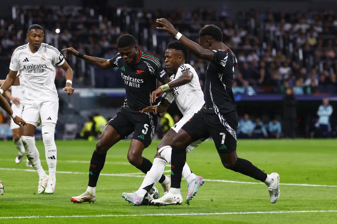 Arsenal made big statement against Real Madrid, says Saka | The Straits  Times