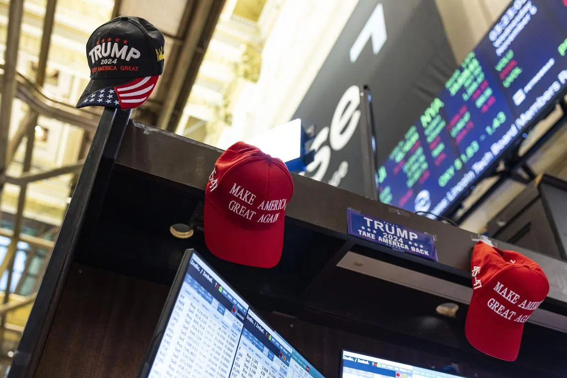 The Dow Industrials, S&P 500 and Nasdaq Composite all hit record highs.