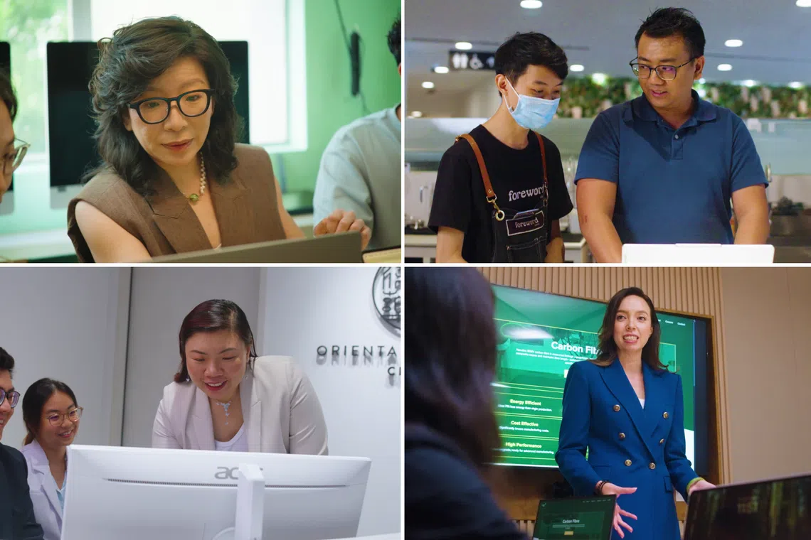 (clockwise from top right) the teams behind goodstuph, foreword coffee, oriental remedies group and nandina rem prove that small enterprises can make a big impact