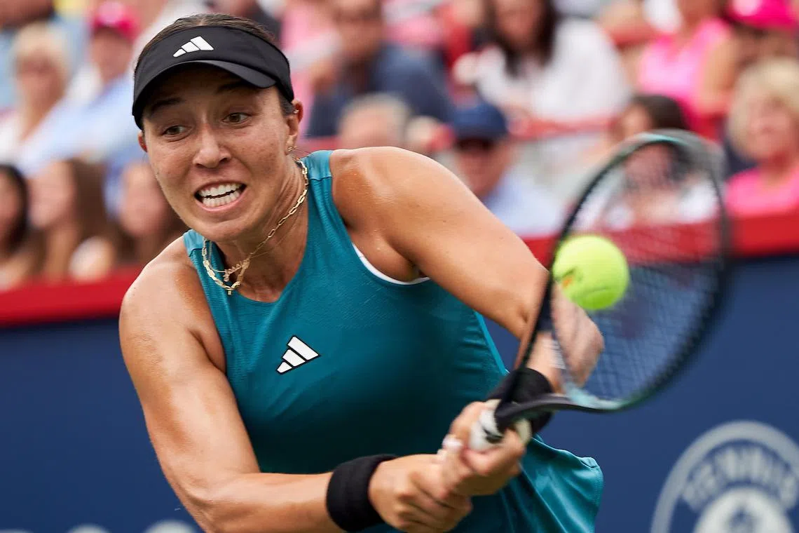American world number three Pegula was playing in her third consecutive Canadian Open semi-final.