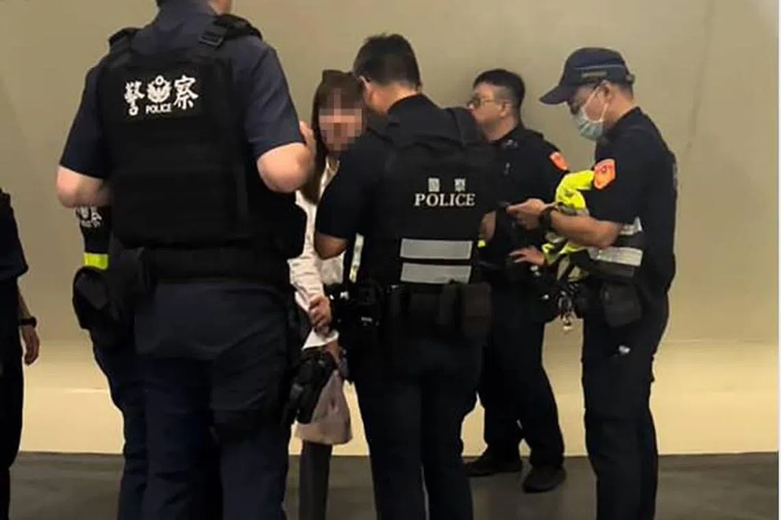 Singaporean Cassandra Low assisting police in Taiwan with investigations after she showed up at one of singer Olivia Tsao's performances in April 2025.