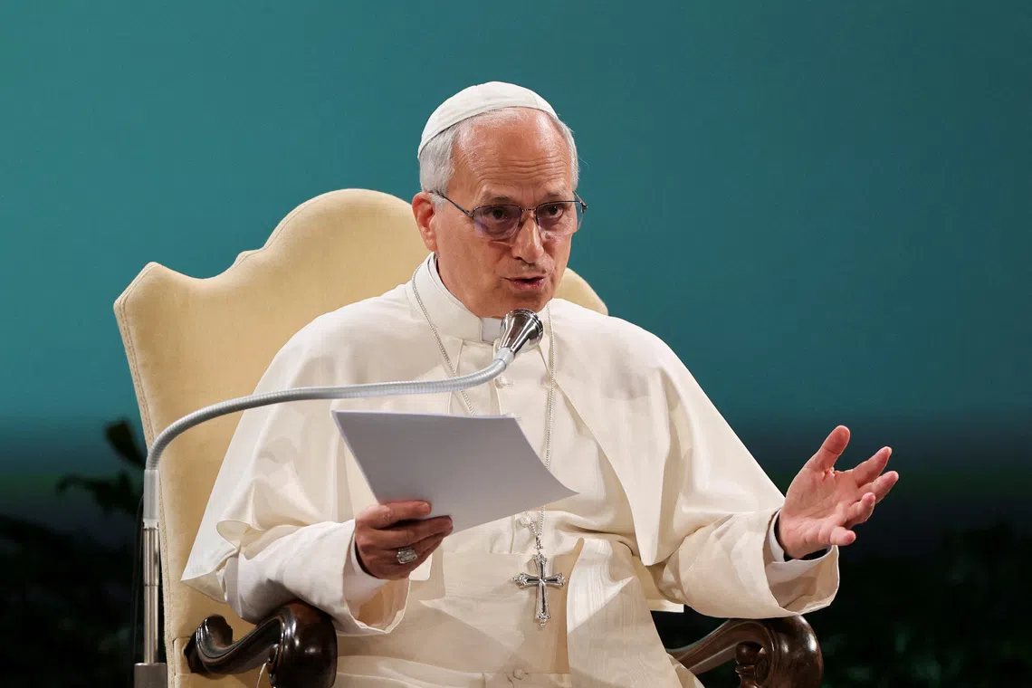 Since being made pope in May, Pope Leo has urged more pressure on governments to stop climate change.