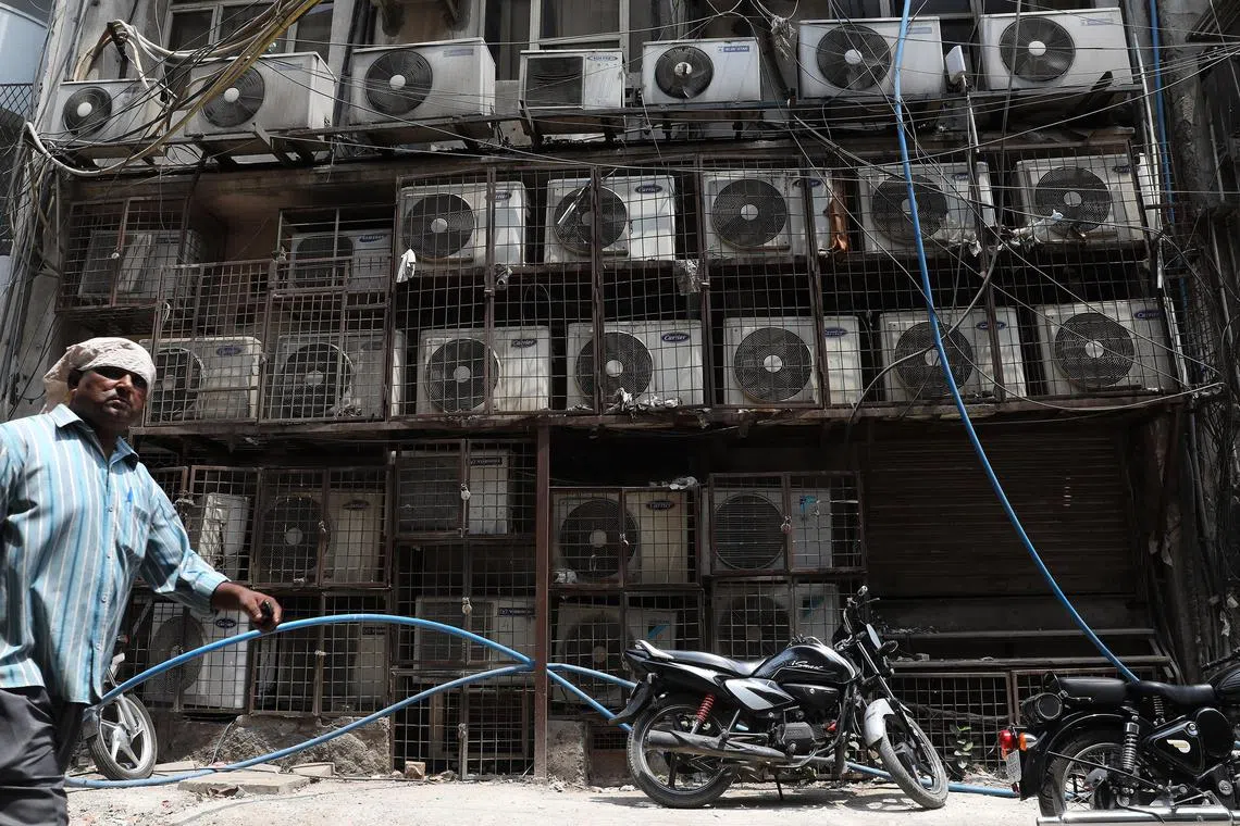 India's power ministry predicts that peak electricity demand will climb to a new record in April as people crank up their air conditioners.