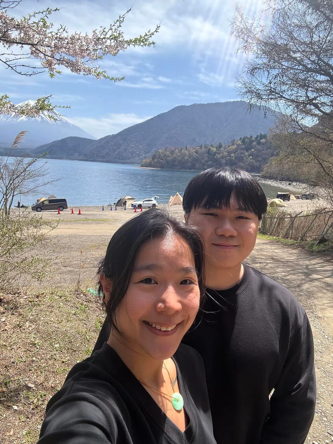 Ms Sabrina Ng, 27, is a Singaporean data scientist who drove from Tokyo to Mount Fuji with her boyfriend in 2025.
