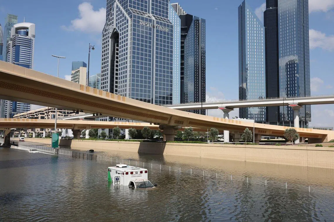 The United Arab Emirates experienced its heaviest downpour since records began in 1949.