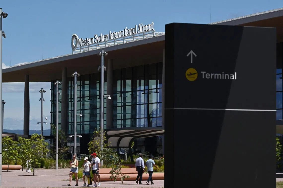 The new Western Sydney International Airport will operate 24 hours a day, whereas the current airport can host take-offs and landings only until 11pm and after 6am local time.
