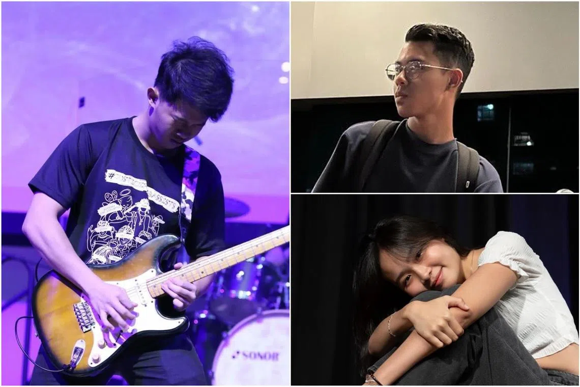 (Clockwise from left) Mr Hoh Ron Jun, Mr Adam Erman and Ms Christabelle Low tell The Straits Times about the realities behind their frontline part-time jobs.