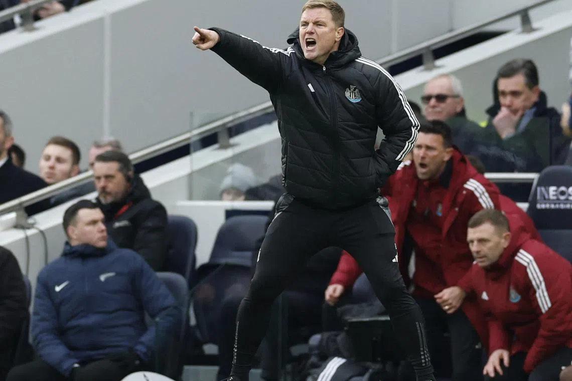 Soccer Football - Premier League - Tottenham Hotspur v Newcastle United - Tottenham Hotspur Stadium, London, Britain - January 4, 2025  Newcastle United manager Eddie Howe Action Images via Reuters/Peter Cziborra/File Photo