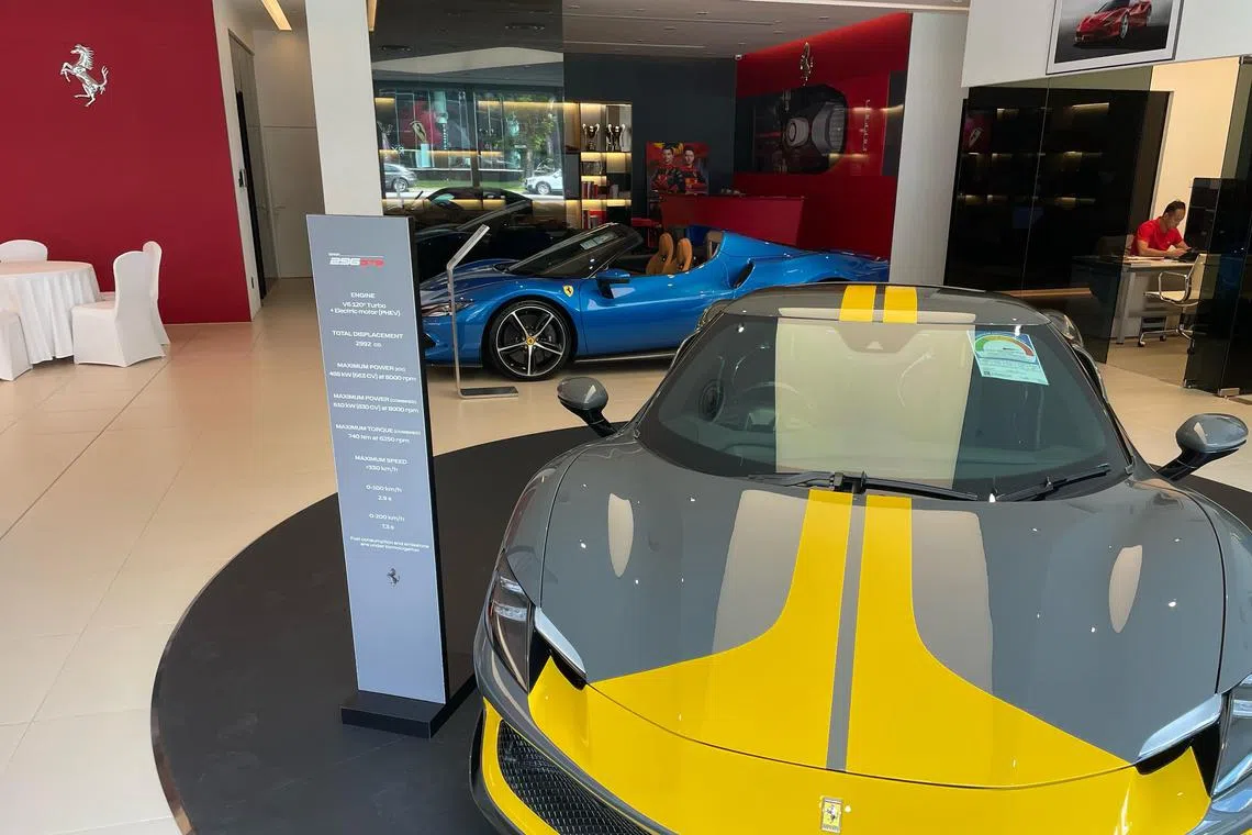 Italian carmaker Ferrari had already turned out 69 cars by June, nearly three-quarters of the 95 registrations it notched up in 2022.