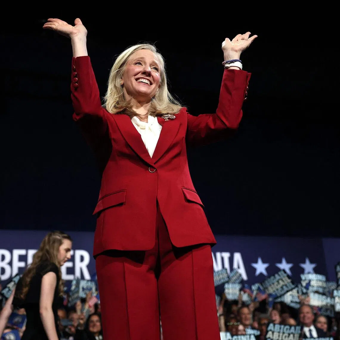 Ms Abigail Spanberger, 46, a former congresswoman and CIA officer, will be the first woman to serve as Virginia’s governor.