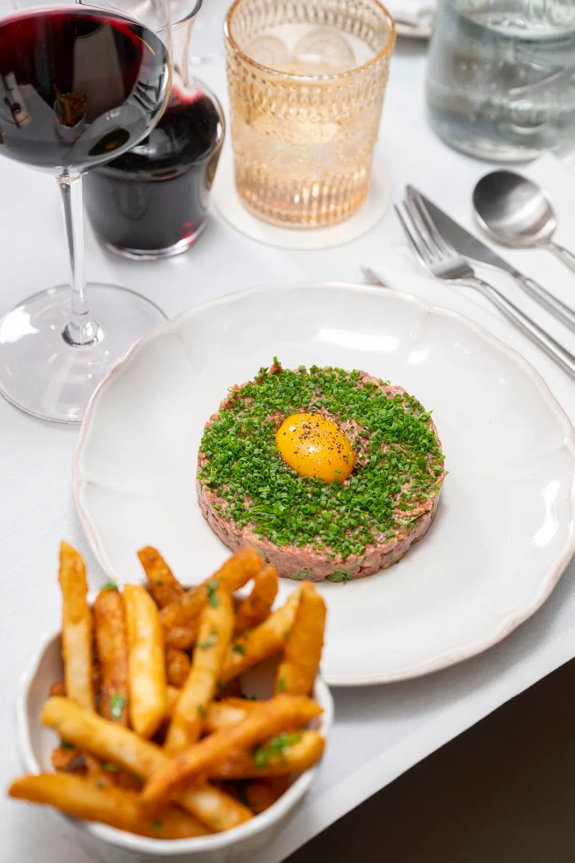 Beef tartare from Les Ducs.