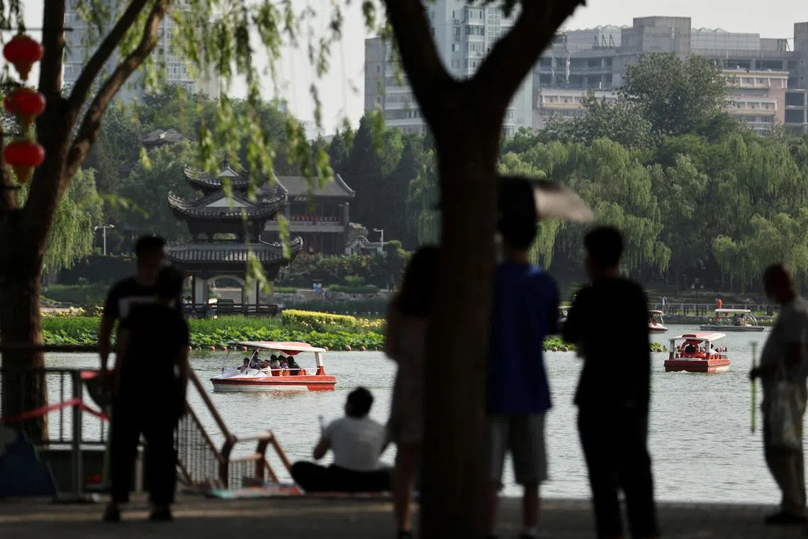 Revenue from domestic tourism trips during the Dragon Boat Festival rose 44.5 per cent on year to 37.31 billion yuan (S$7.02 billion).