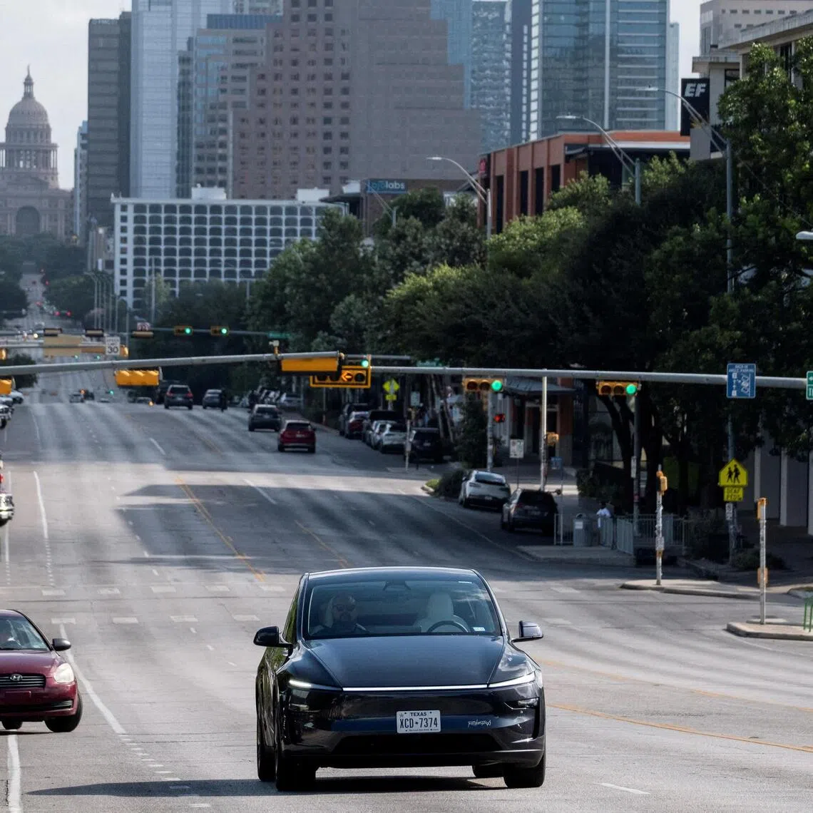 Tesla has deployed about 30 of its Robotaxis in Austin, Texas.
