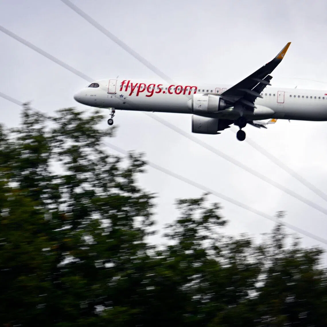 A Pegasus Airbus A321neo landing at Vnukovo International airport outside Moscow on Sept 3. The problem at the planemaker’s supplier involves surface protection in one section of the forward fuselage.