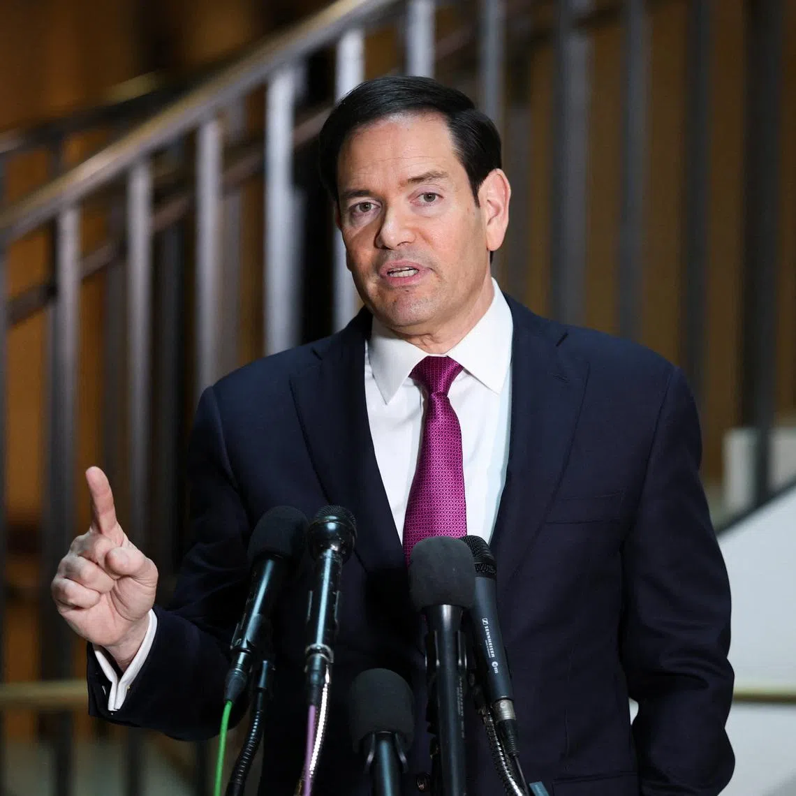 US Secretary of State Marco Rubio accused Iran of taking the world hostage through its retaliatory strikes.