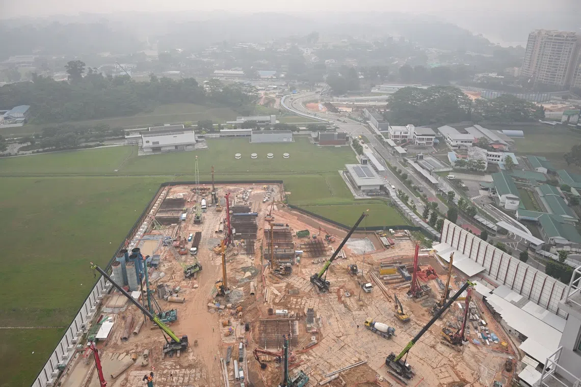 Work on a number of construction projects has slowed since early September, when Singapore’s air quality first entered the PSI’s “unhealthy” range.