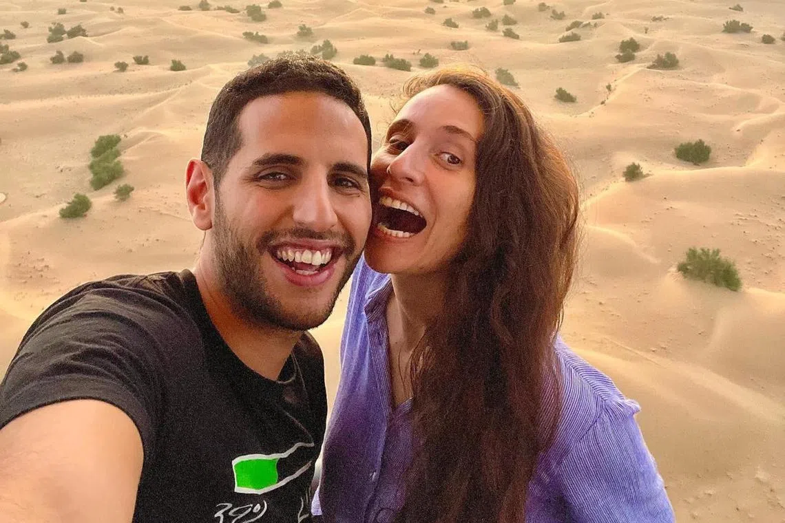 Nuseir Yassin (left), better known as the content creator behind Nas Daily, and his partner Alyne Tamir have called it quits.