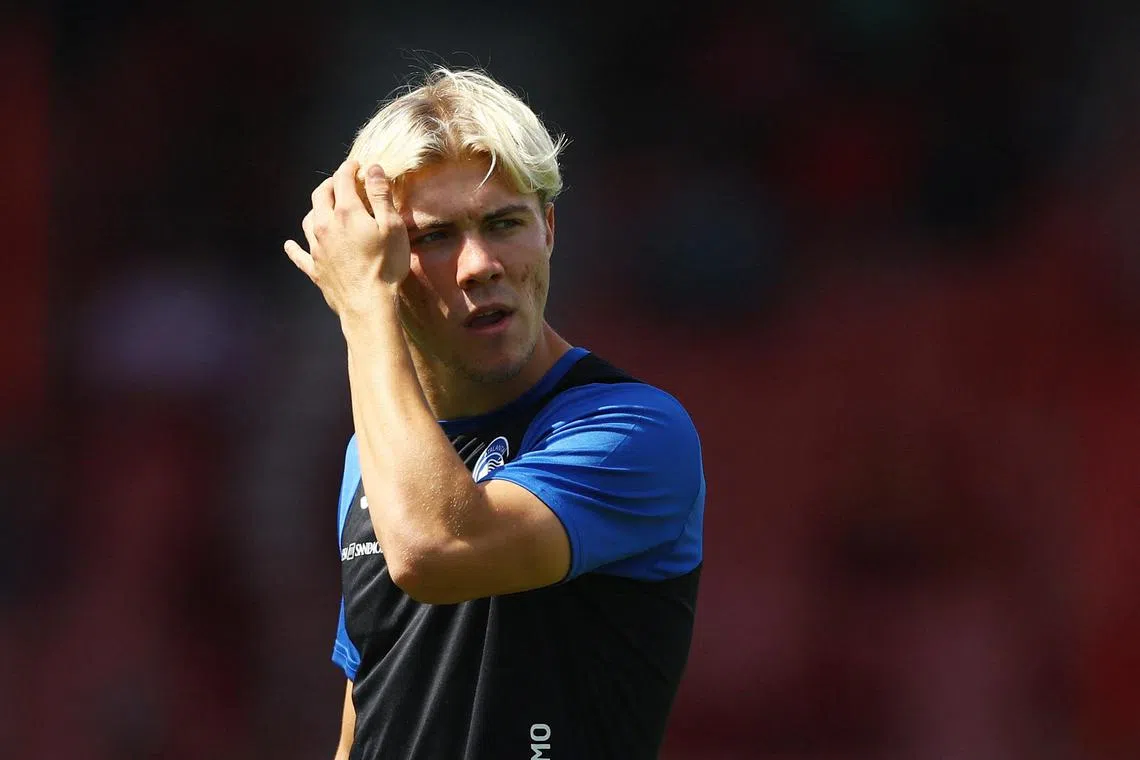 Hojlund joined Atalanta in August 2022 and scored 10 goals in 34 appearances last season.