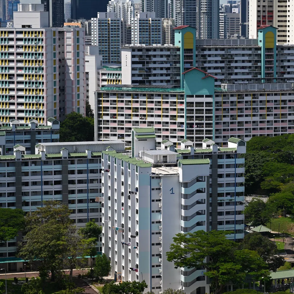 When a supermajority of residents in ageing blocks agree, the precinct can be sold back to HDB for redevelopment. 