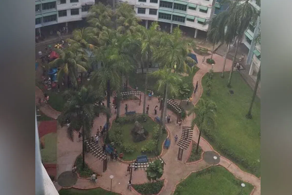 The cause of the fire is currently under investigation, according to the SCDF. 