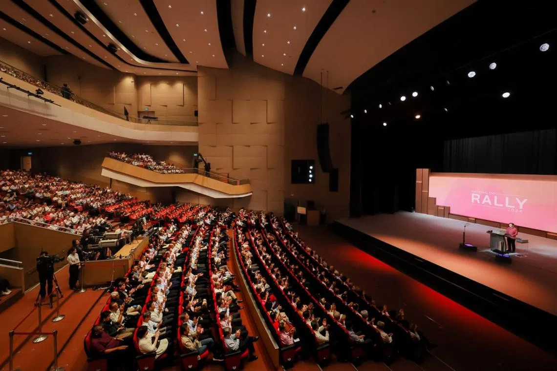 PM Lawrence Wong’s speech was peppered with anecdotes about his upbringing, education in neighbourhood schools, and his early days in the civil service.